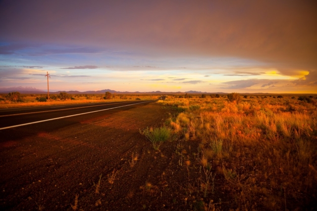 Solnedgang USA